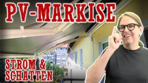 Energiesparkommissar 39 PV-Markise - Das Balkonkraftwerk, das Strom & Schatten spendet