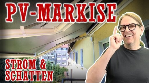 PV-Markise – Das Balkonkraftwerk, das Strom & Schatten spendet
